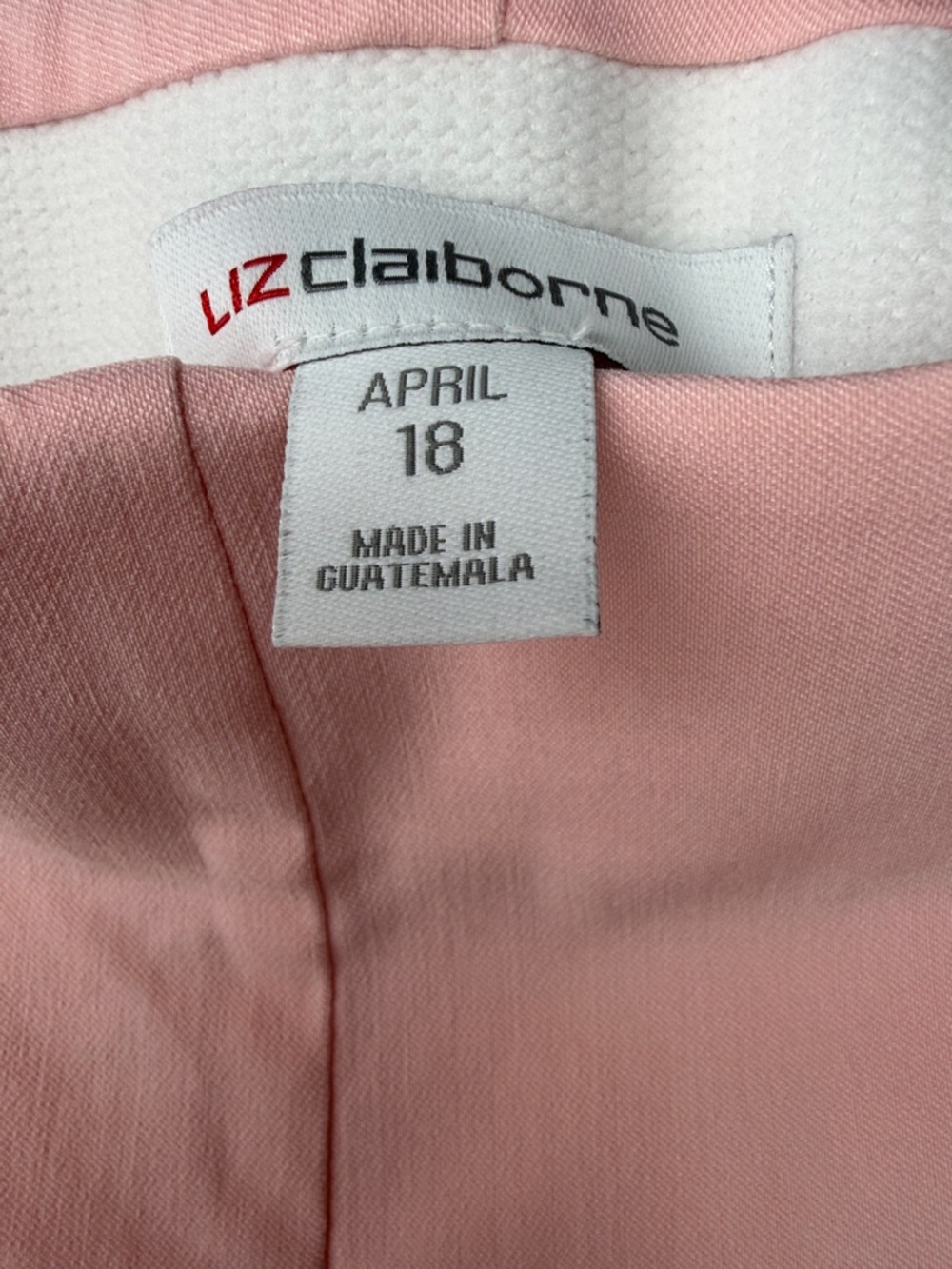 Liz Claiborne Blush Pink Capri Pants - Picture 2 of 10